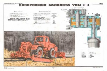 1567. Военный ретро плакат: Дозировщик балласта УПМ-1-4