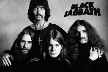 085. Постер: Состав Black Sabbath: Ozzy Osbourne, Tony Iommi, Geezer Butler и Bill Ward