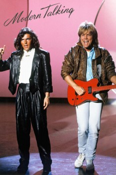 306. Постер: Modern Talking - дуэт, исполнявший танцевальную музыку в стиле евродиско