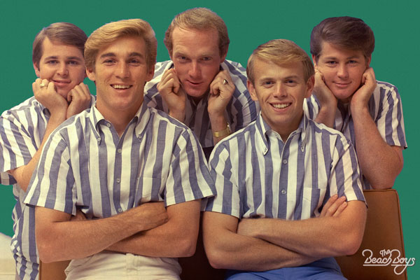 028. Постер: The Beach Boys, очень популярная в 60-х американская поп-рок группа