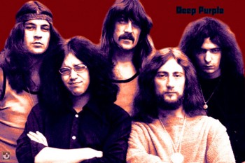 132. Постер: Deep Purple - легендарная рок-группа в период расцвета, 1970 г