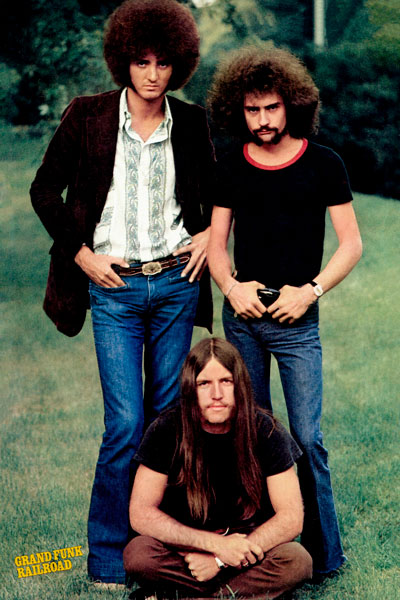 259. Постер: Grand Funk Railroad, американская рок-группа в начале 70-х