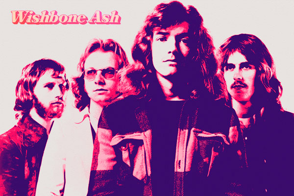 465. Постер: Wishbone Ash, популярная британская группа классического рока образованная в 1969 году