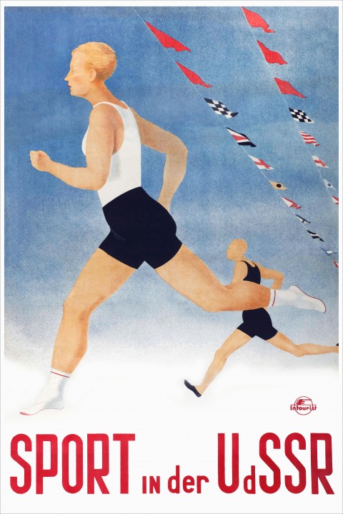 2120. Советский плакат: Sport in der UdSSR