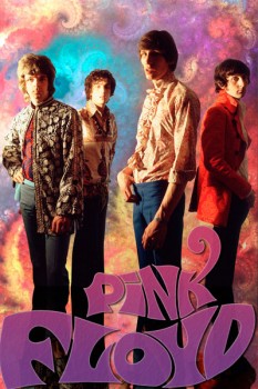 342-2. Постер: На заре творчества - Pink Floyd в 1967 году