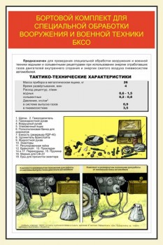 19. Бортовой комплект для специальной обработки вооружений и военной техники БКСО