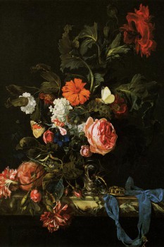 001. Живопись: Фруктовый натюрморт, Голландский художник Willem van Aelst