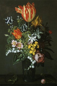 015. Живопись. Цветочная пьеса. Художник Bosschaert Johannes