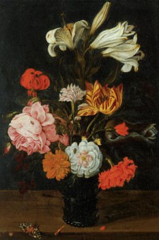 043. Живопись: Bouquet in a roemer, Jan Baptist van Fornenburgh