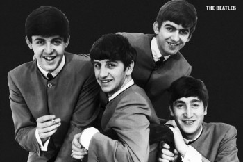 054. Постер: The Beatles в начале творческого пути