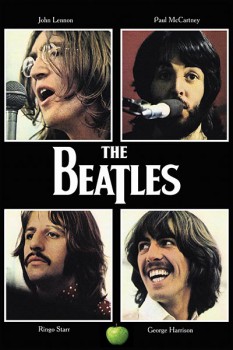 057. Постер: The Beatles, The Beatles, плакат к альбому Let it be