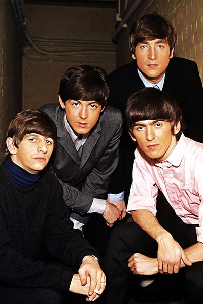 061. Постер: Портрет группы the Beatles
