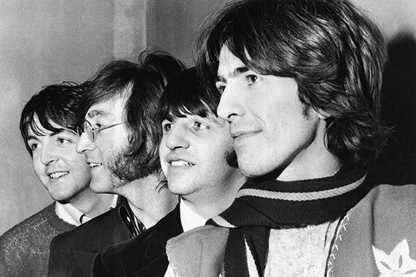 062. The Beatles: Paul McCartney, John Lennon, Ringo Starr und George Harrison в 1968 году