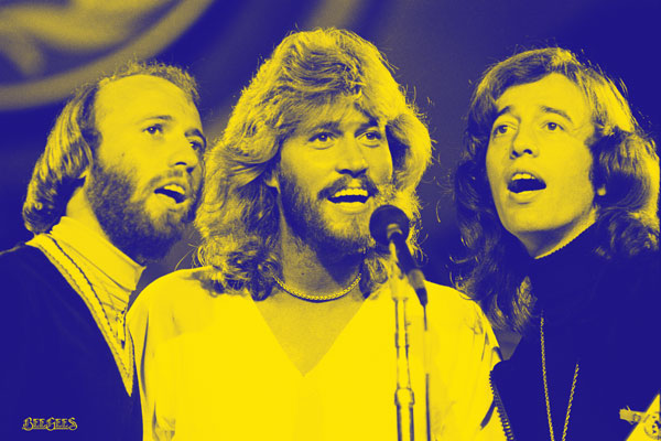 076-2. Постер: Bee Gees - один из самых успешных коллективов в истории музыкальной индустрии