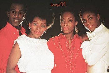 078. Постер: Boney M - диско-группа, созданная в 1975 году