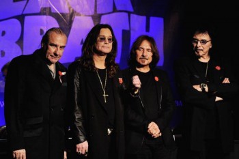 090. Постер: Black Sabbath на пресс конференции