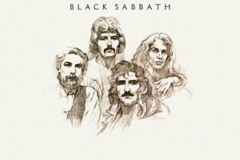 091. Постер: Нарисованные участники группы Black Sabbath