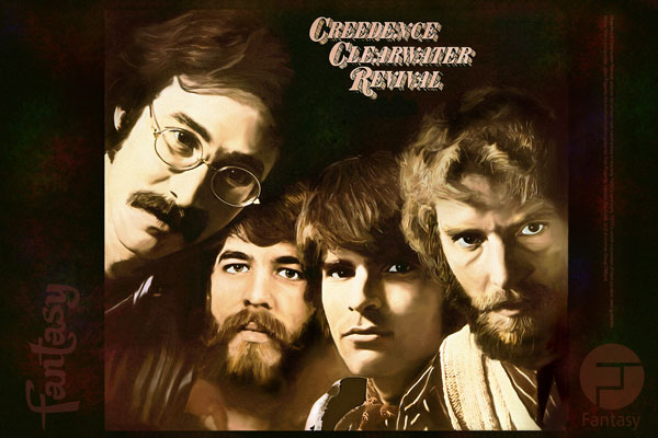 125. Постер: Creedence Clearwater Revival. Популярная американская рок группа, созданная в 1967 году