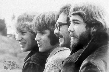 126-2. Постер: Creedence Clearwater Revival, рисунок на холсте