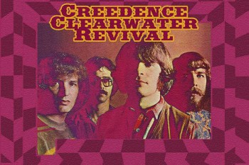 126. Постер: Creedence Clearwater Revival классическая рок группа, добившаяся всемирного успеха