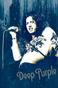 131-3. Постер: David Coverdale в составе Deep Purple