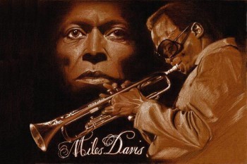 131. Постер: Miles Davis, великий основоположник, учитель и авторитет мирового джаза