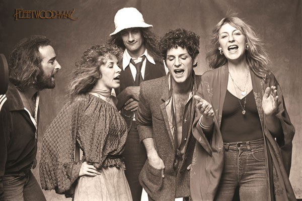 161. Постер: Fleetwood Mac - успешная британо-американская группа, второй состав