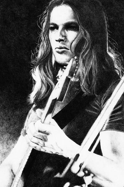 170. Постер: David Gilmour, один из лидеров легендарных Pink Floyd