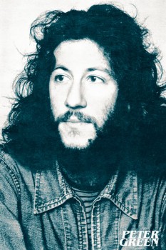 173-2. Постер: английский композитор, гитарист и блюзмен - Peter Green, портрет