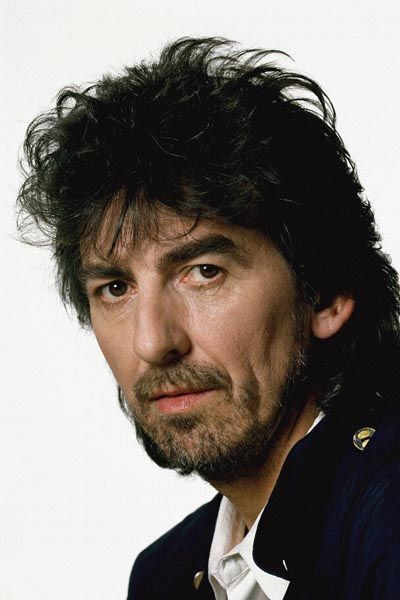179. Постер: George Harrison, портрет в Лондоне
