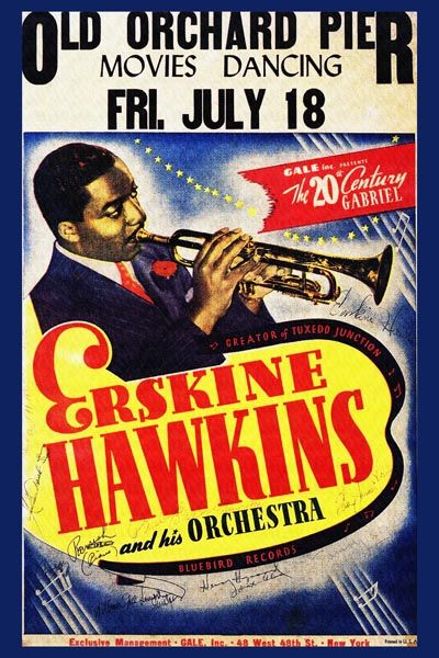 190. Постер: Erskine Hawkins и его оркестр