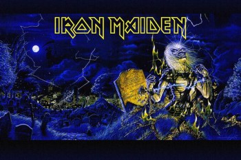 206. Постер: Iron Maiden, рисунок на холсте