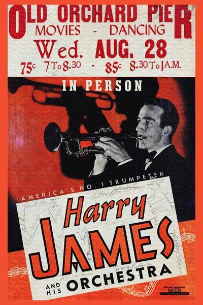 217. Постер: Harry James и его оркестр
