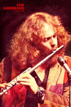 219-3. Постер: Мультиинструменталист, певец и композитор, лидер группы Jethro Tull - Ian Anderson