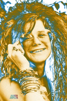 227. Постер: Одна из величайших вокалисток в истории рок-музыки - Janis Joplin