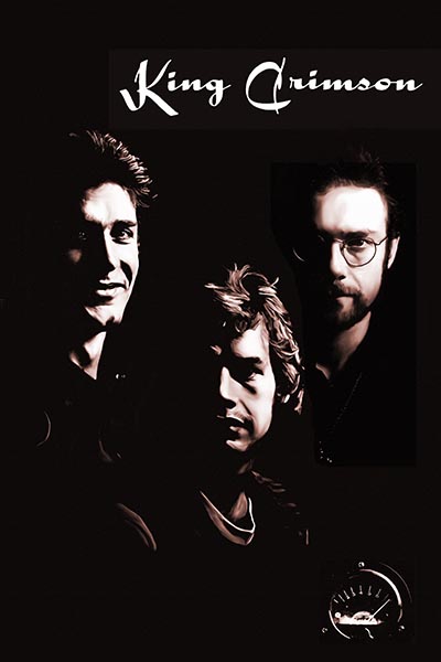 233-4. Постер: King Crimson, состав 1974 года