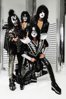 247. постер: Kiss в измененном составе