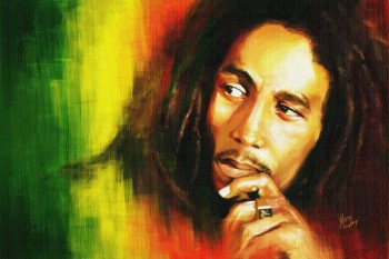 285. Постер: Bob Marley - самым авторитетный исполнитель в стиле Регги