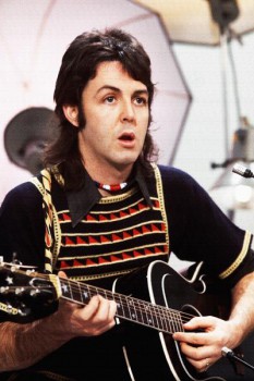 292. Постер: Paul Mc`Cartney на телевидении