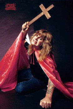319. Постер: Ozzy Osbourne, британский певец, один из основателей и участник золотого состава группы Black Sabbath