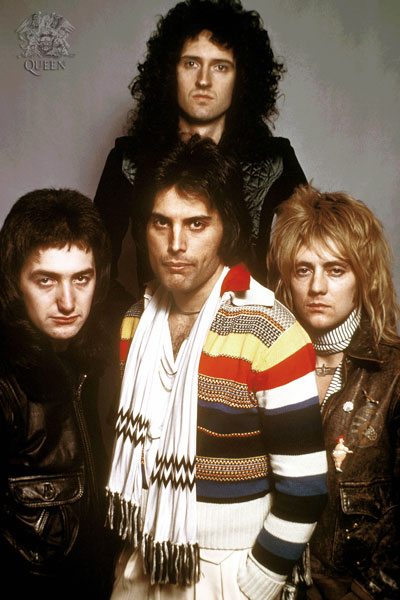 368. Постер: британская рок-группа Queen в 1977