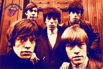 380. Постер: the Rolling Stones в конце 60-х