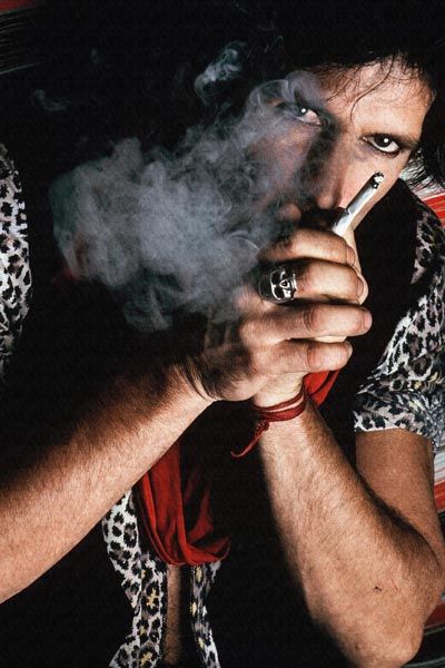 385. Постер: Keith Richards, гитарист британской рок-н-ролльной группы, the Rolling Stones в 1981