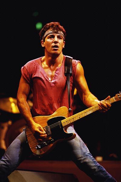 412. Постер: Bruce Springsteen - американский рок-музыкант, автор песен