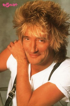 419. Постер: Rod Stewart - обладатель голоса, дающим исполненным им балладам вечную жизнь