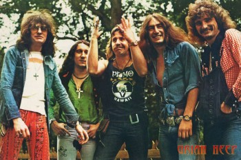 442. Постер: Uriah Heep в классическом составе