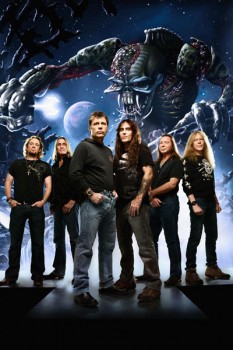 458. Постер: Британская рок-группа Iron Maiden, в 1980-х гг. оказавшая значительное влияние на развитие металла