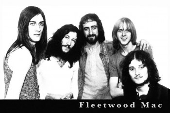 162. Постер: Fleetwood Mac - один из ярких представитель британского блюза, первоначальный состав