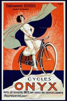 007. Ретро плакат западных стран: Onyx Cycles by Fritayre