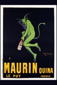 014. Ретро плакат западных стран: Maurin Quina. Poster by Leonetto Cappiello